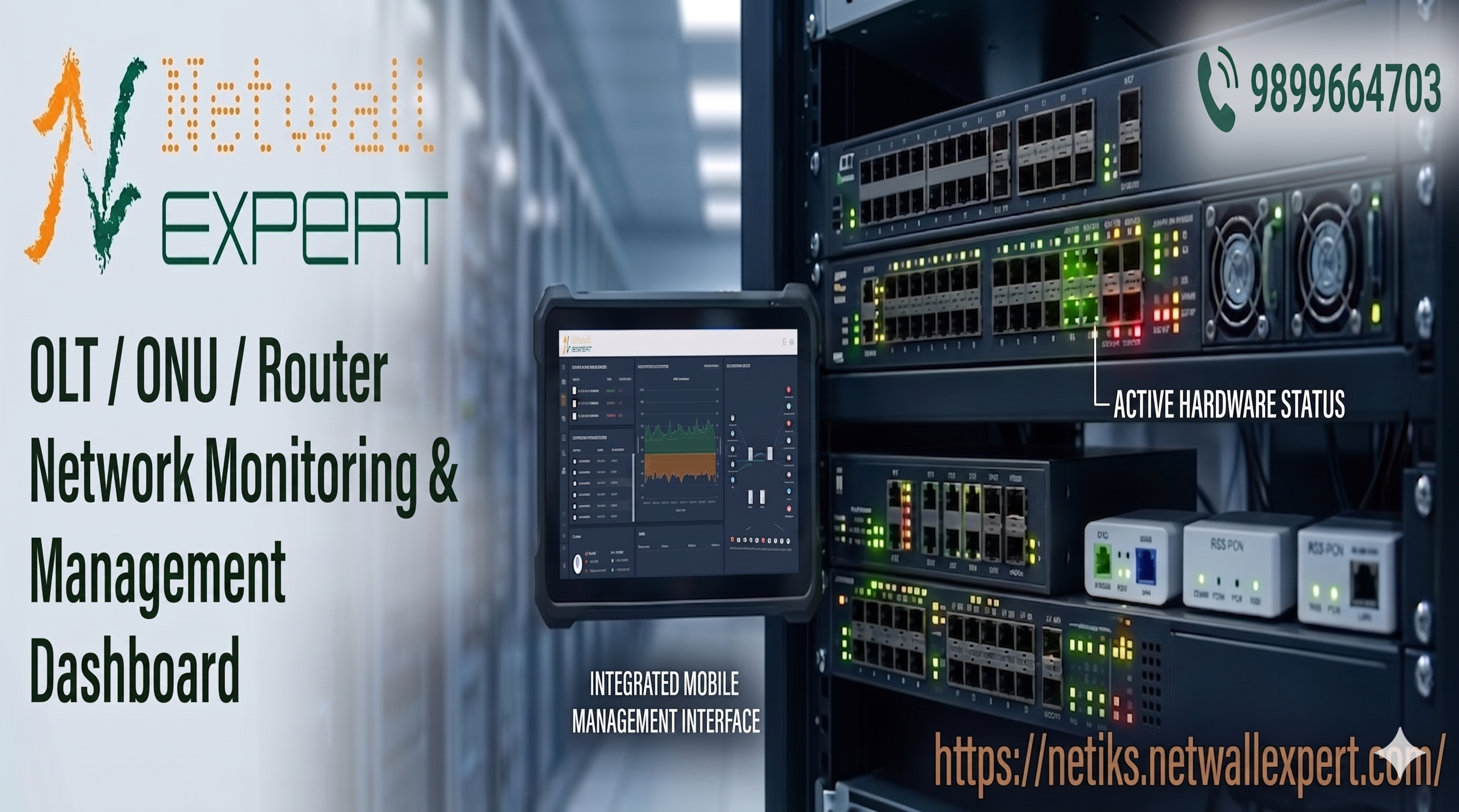 Router/OLT/ONU Network Switches Management